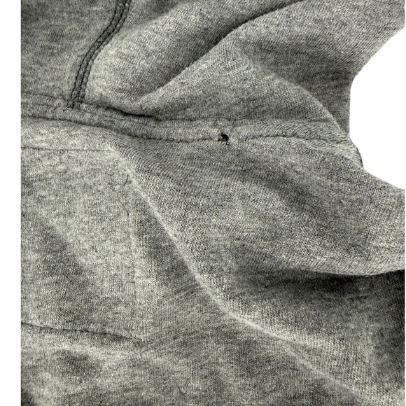 Aeropostale Full Zip Hoodie Gray Heathered Fleece Sweatshirt Small Vintage Y2K - Picture 5 of 7